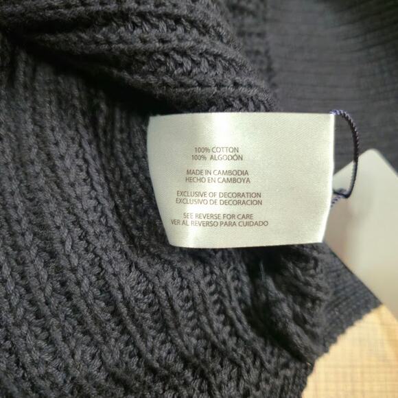 GAP NWT Womens Cardigan Sweater Size XXL Black Pockets Casual Preppy - Picture 9 of 10